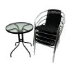 Rattan Table and Chair