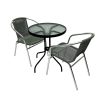 Grey Rattan Balcony Furniture