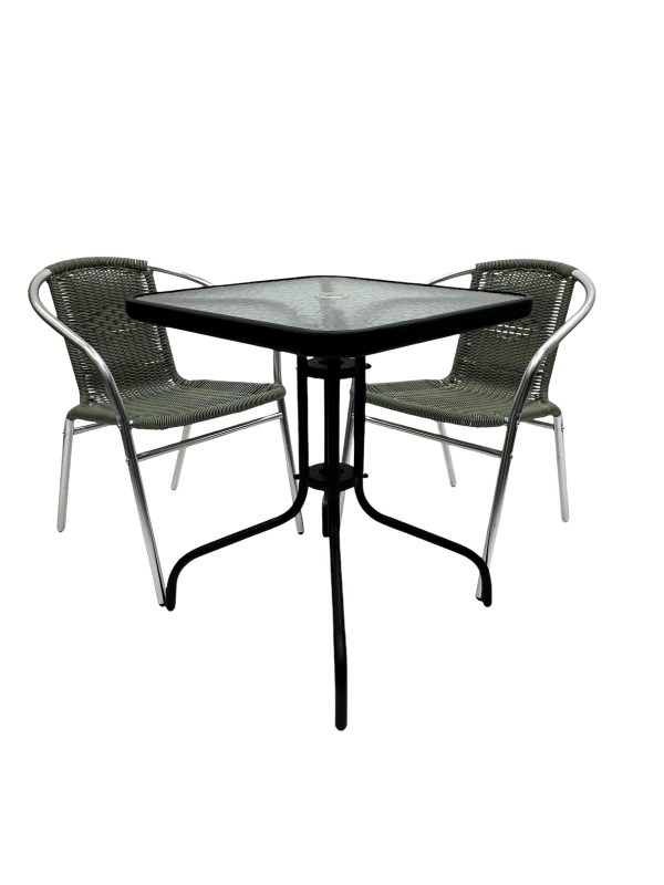 Glass Table Balcony Furniture