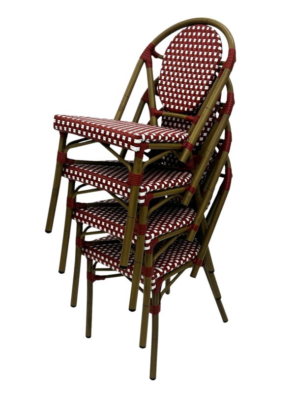 Red Paris Bistro Chairs