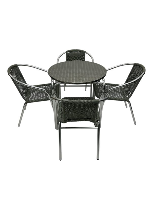 Grey Rattan Garden Furniture