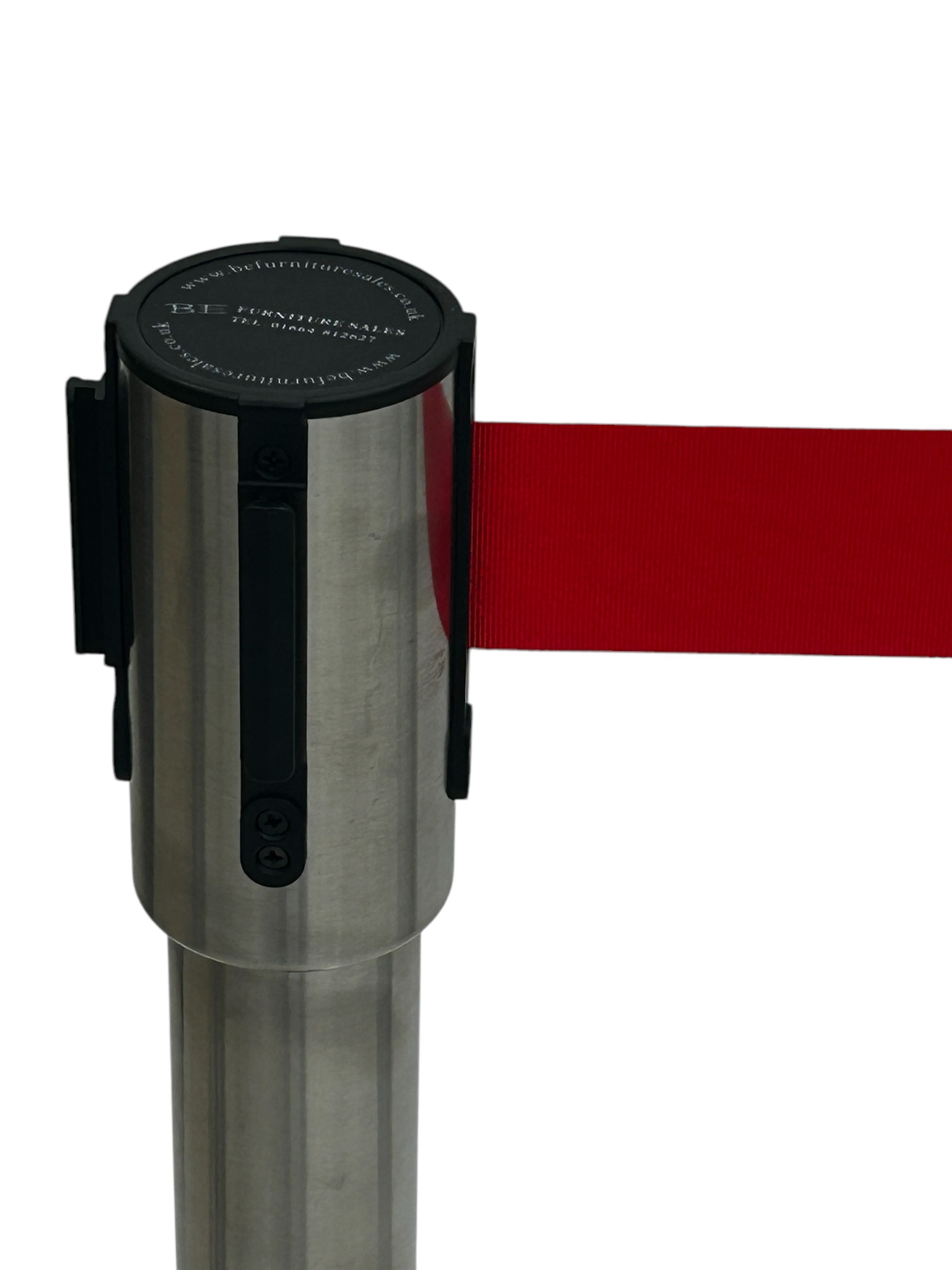 Retractable Stretch Barrier Red