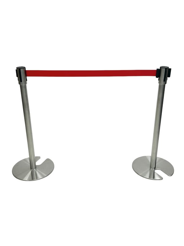 Retractable Stretch Barrier Red