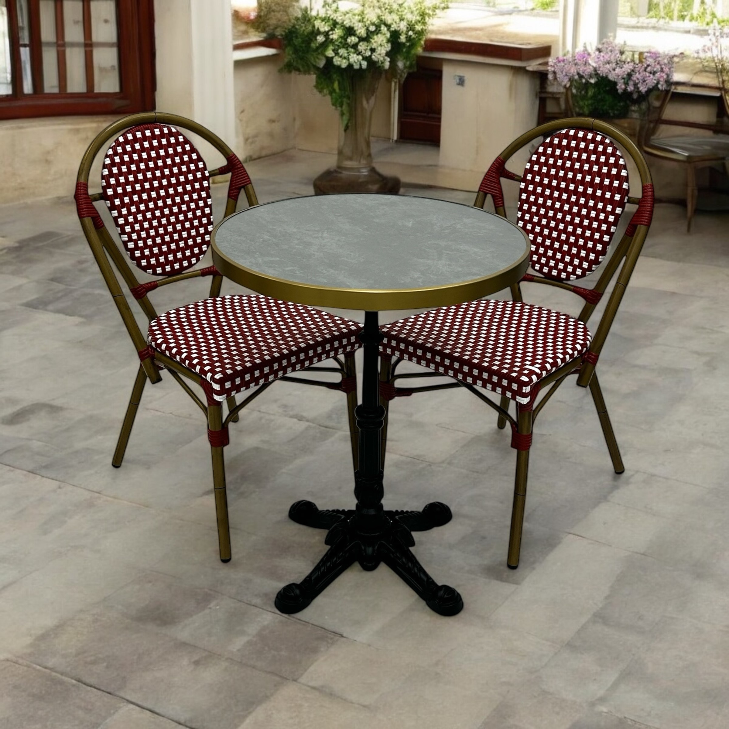 Red Paris Bistro Set - BE Furniture Sales