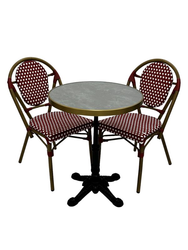 Red Paris Bistro Set