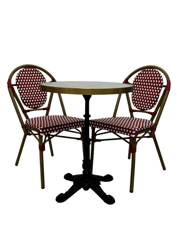 Red Paris Bistro Set