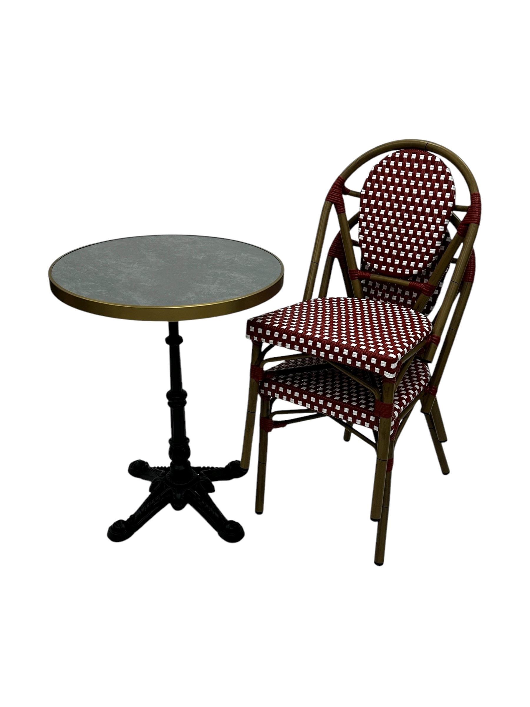 Red Paris Bistro Set