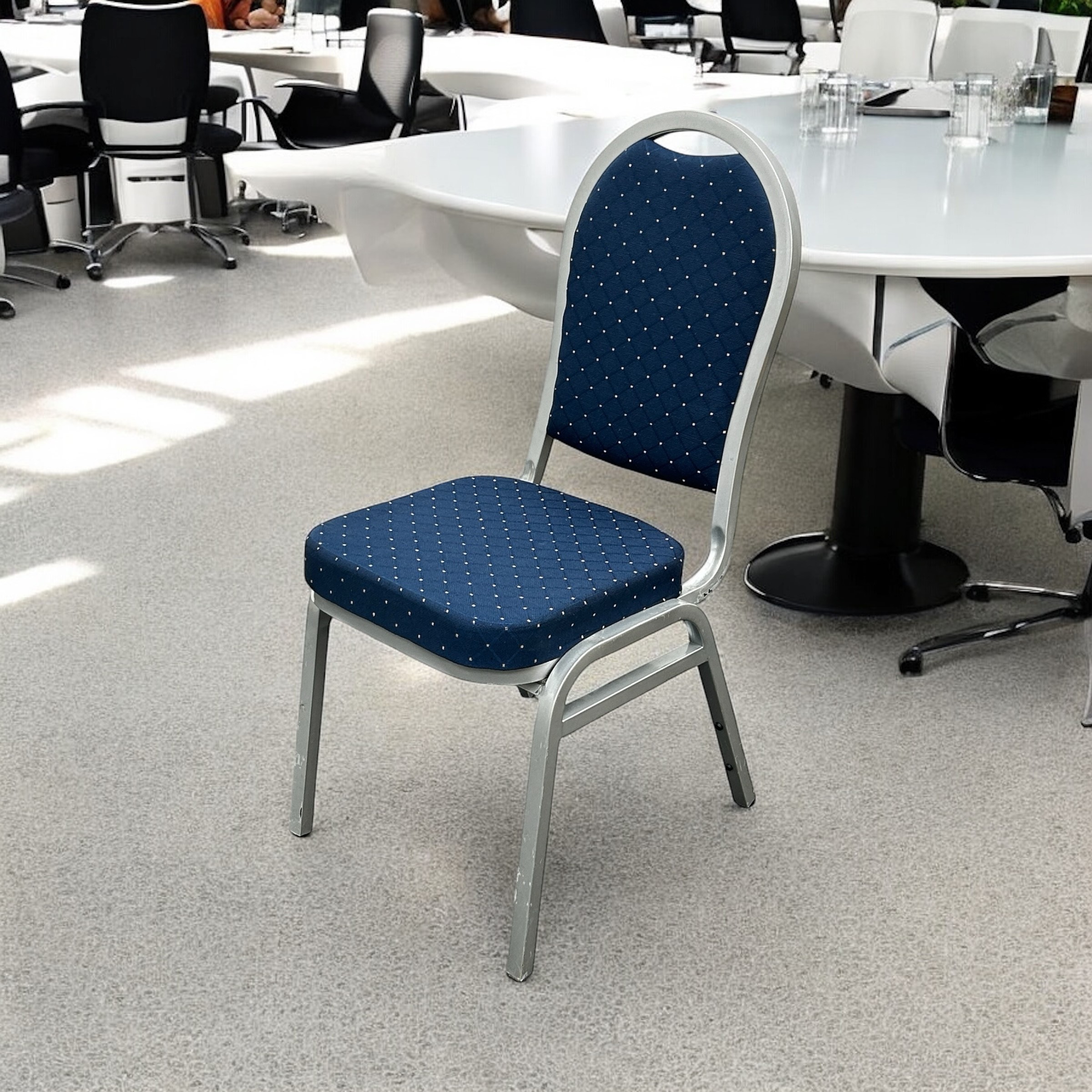 Blue Banqueting Chairs - BE Furniture Sales