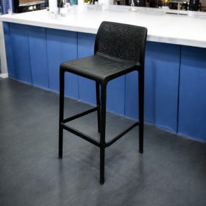 Black Stacking Bar Stools - BE Furniture Sales